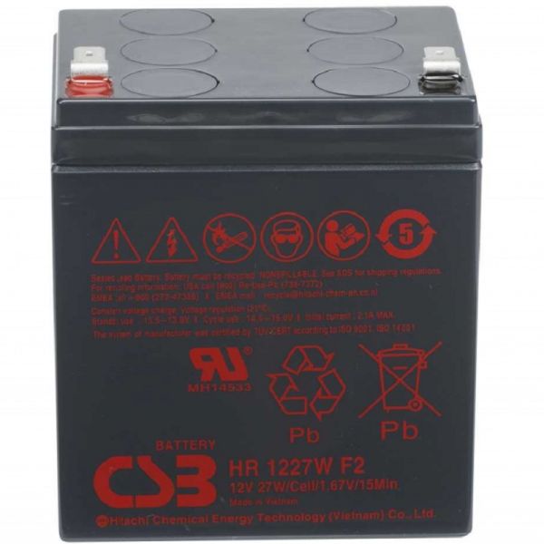 Аккумулятор для ИБП CSB HR1227W 12 В 7 Ач