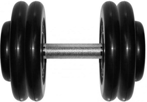 Гантель MB Barbell Профи 23.5кг Black