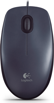 Мышь Logitech M90 черный и темно-серый проводной черный/темно-серый